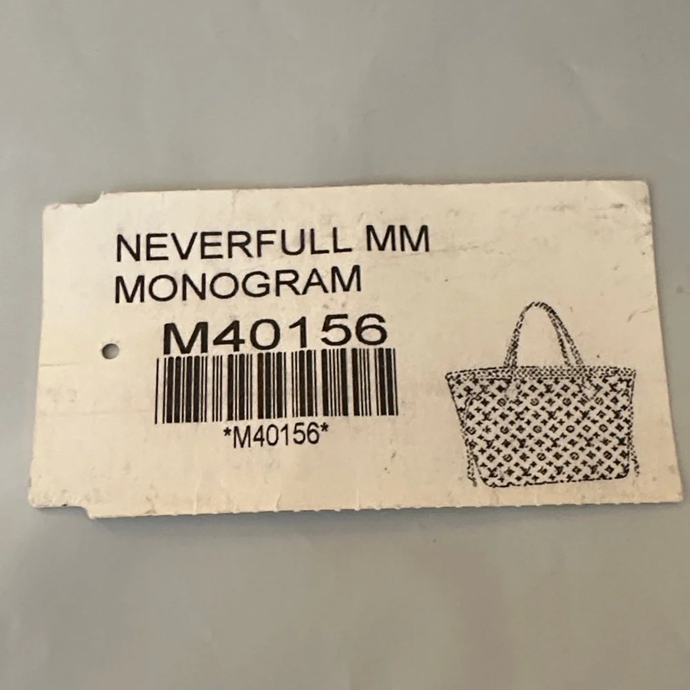 Louis Vuitton Dark Brown Monogram Tote size MM Very good condition with tags - Picture 15 of 16